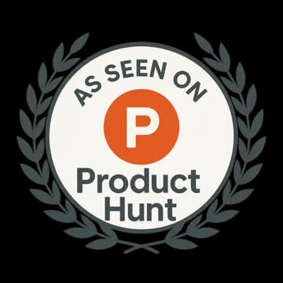 As seen on Product Hunt